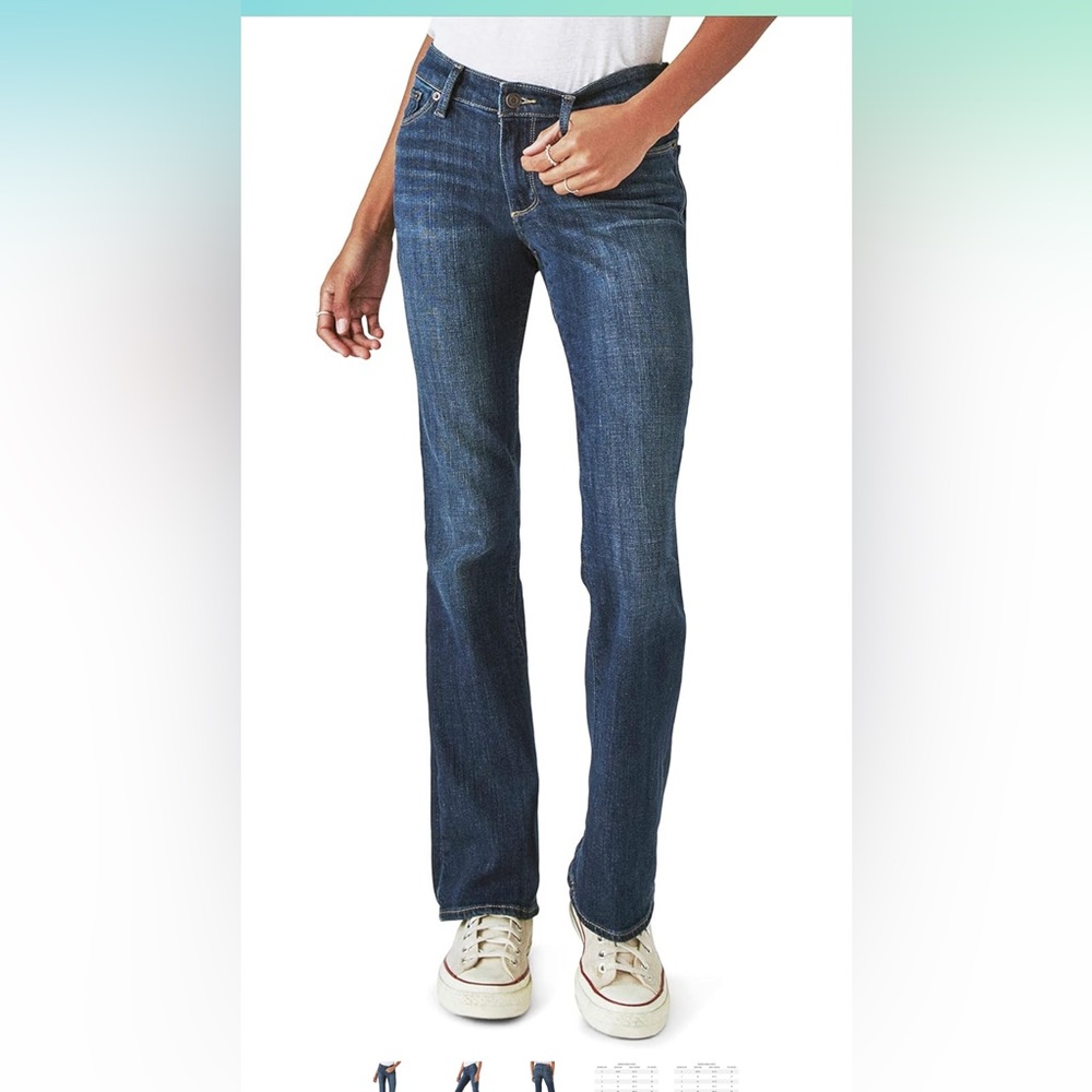 Lucky Brand size 0 mid-rise boot cut jean